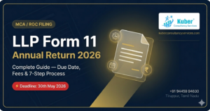 LLP Form 11 Annual Return 2026 Guide — Kuber Consultancy Services